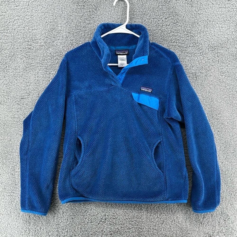 Patagonia‎ Re-Tool 1/4 Button Fleece Pullover Women's Sz Medium